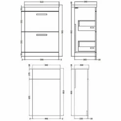 Emily 1100mm Combination Bathroom Toilet & Sink Unit With Minimalist Basin - White Gloss 27 Emily 1100mm Combination Bathroom Toilet & Sink Unit With Minimalist Basin - White Gloss -TAP WAREHOUSE Shop 1100 combination drawer tech