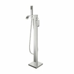 Vellamo City Freestanding Bath Shower Mixer With Shower Kit