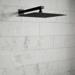 Harbour Status Concealed Shower Valve & Wall Mounted Fixed 200mm Shower Head - Matt Black 11 Harbour Status Concealed Shower Valve & Wall Mounted Fixed 200mm Shower Head - Matt Black -TAP WAREHOUSE Shop 300mm shower head 1