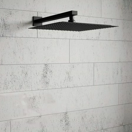 Harbour Status Concealed Shower Valve & Wall Mounted Fixed 200mm Shower Head - Matt Black 5 Harbour Status Concealed Shower Valve & Wall Mounted Fixed 200mm Shower Head - Matt Black - Image 3