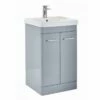 Harbour Identity 600mm Floorstanding Vanity Unit & Basin - Wolf Grey 1 Harbour Identity 600mm Floorstanding Vanity Unit & Basin - Wolf Grey -TAP WAREHOUSE Shop 600 pebble grey