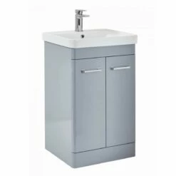 Harbour Identity 600mm Floorstanding Vanity Unit & Basin - Wolf Grey
