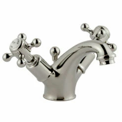 Butler & Rose Caledonia Crosshead Mono Basin Mixer With Pop-up Waste - Nickel 12 Butler & Rose Caledonia Crosshead Mono Basin Mixer With Pop-up Waste - Nickel -TAP WAREHOUSE Shop 76169
