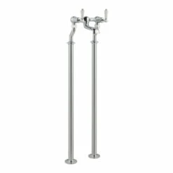 Butler & Rose Caledonia Lever Floorstanding Bath Filler - Chrome