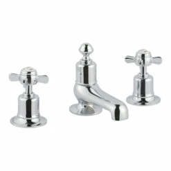 Butler & Rose Caledonia Pinch 3 Hole Long Nose Basin Mixer - Chrome 11 Butler & Rose Caledonia Pinch 3 Hole Long Nose Basin Mixer - Chrome -TAP WAREHOUSE Shop 98193 cutout