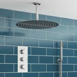 Front Page 29 Adele Concealed Shower Valve, Fixed Head & Shower Handset - 300mm Arm