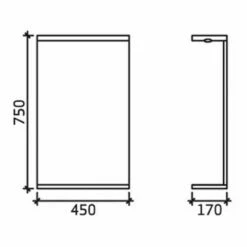 Vellamo Alpine 450mm Illuminated Mirror With Built-In Shelf 7 Vellamo Alpine 450mm Illuminated Mirror With Built-In Shelf -TAP WAREHOUSE Shop alpine 450mm mirror prc111 tech