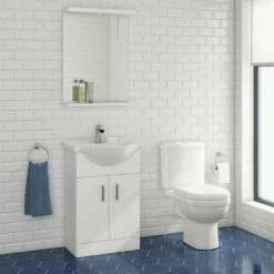 Vellamo Alpine 550mm Illuminated Mirror -TAP WAREHOUSE Shop alpine 550mm mirror prc112 lifestyle01