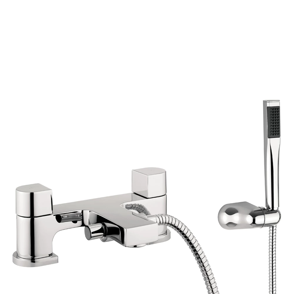 Proflow Altera Deck Mounted Bath Shower Mixer With Handset Kit 3 Proflow Altera Deck Mounted Bath Shower Mixer With Handset Kit