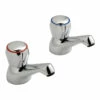 Vado Astra Contract Bath Pillar Taps -TAP WAREHOUSE Shop ast 136