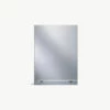 Origins Living Straight Edge Bathroom Mirror With Glass Shelf - 700 X 500mm 2 Origins Living Straight Edge Bathroom Mirror With Glass Shelf - 700 X 500mm -TAP WAREHOUSE Shop bathroom origins straight edge mirror with shelf