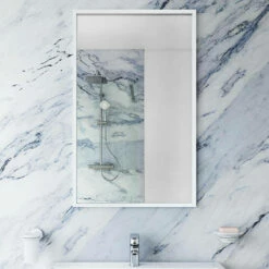 Origins Living Docklands Rectangular Mirror 500x800mm - White