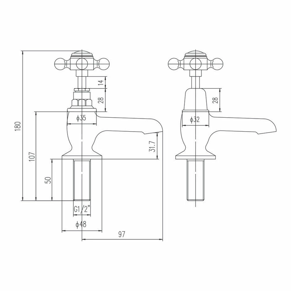 Hudson Reed Topaz Basin Taps 4 Hudson Reed Topaz Basin Taps - Image 2