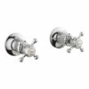 Crosswater Belgravia Crosshead Wall Mounted Hot & Cold Shut Off Valves 2 Crosswater Belgravia Crosshead Wall Mounted Hot & Cold Shut Off Valves -TAP WAREHOUSE Shop bl350wc 1