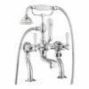 Crosswater Belgravia Lever Deck Mounted Bath Shower Mixer With Handset Kit -TAP WAREHOUSE Shop bl422dc lv 1