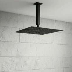 Harbour Status Concealed Shower Valve & Ceiling Mounted Fixed 300mm Shower Head 10 Harbour Status Concealed Shower Valve & Ceiling Mounted Fixed 300mm Shower Head -TAP WAREHOUSE Shop black007 and ceiling mounted shower arm