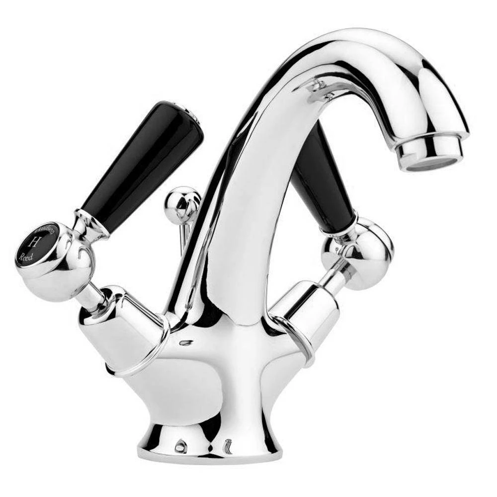 Hudson Reed Topaz Black Lever Mono Basin Mixer With Pop-Up Waste 4 Hudson Reed Topaz Black Lever Mono Basin Mixer With Pop-Up Waste - Image 2