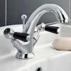 Hudson Reed Topaz Black Lever Mono Basin Mixer With Pop-Up Waste 1 Hudson Reed Topaz Black Lever Mono Basin Mixer With Pop-Up Waste -TAP WAREHOUSE Shop blacktopaz bc405dl main