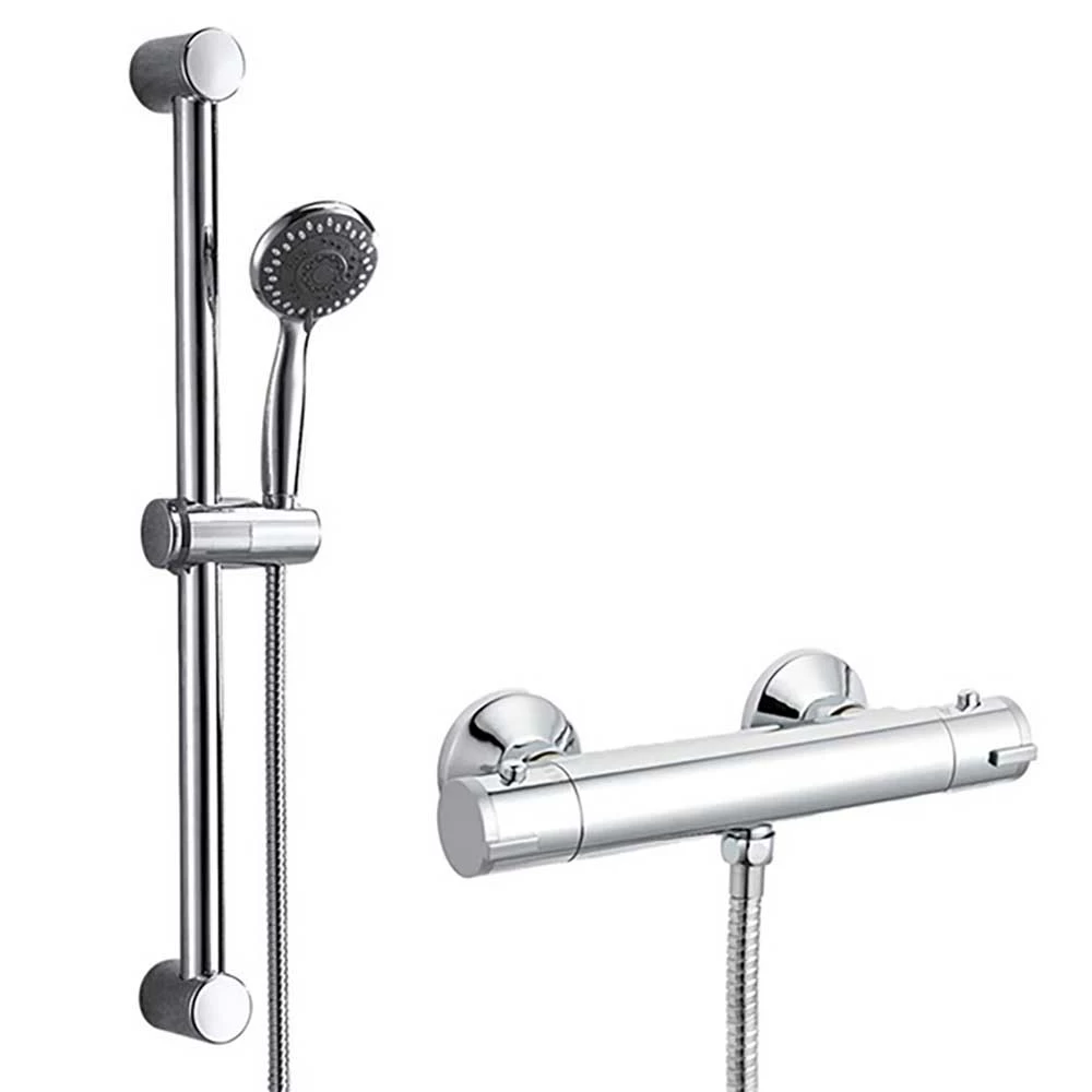 Brianna Thermostatic ABS Bar Shower Valve & Slide Rail Kit 4 Brianna Thermostatic ABS Bar Shower Valve & Slide Rail Kit - Image 2