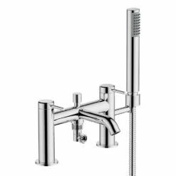 Britton Bathrooms Hoxton Bath Shower Mixer Tap - Chrome 8 Britton Bathrooms Hoxton Bath Shower Mixer Tap - Chrome -TAP WAREHOUSE Shop britton bathrooms hoxton chrome bath shower mixer cutout