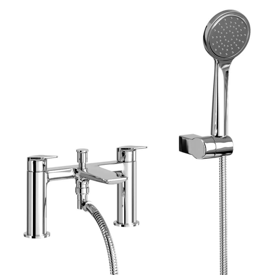 Britton Bathrooms Greenwich Bath Shower Mixer Tap - Chrome 3 Britton Bathrooms Greenwich Bath Shower Mixer Tap - Chrome