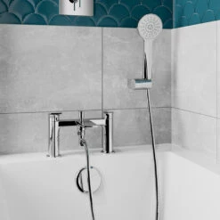 Britton Bathrooms Greenwich Bath Shower Mixer Tap - Chrome 10 Britton Bathrooms Greenwich Bath Shower Mixer Tap - Chrome -TAP WAREHOUSE Shop britton greenwich bath shower mixer chrome lifestyle 2