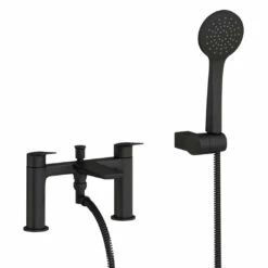 Front Page -TAP WAREHOUSE Shop britton greenwich bath shower mixer matt black cutout