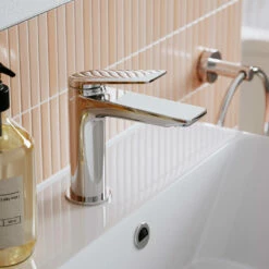 Britton Bathrooms Greenwich Mono Basin Mixer Tap - Chrome 9 Britton Bathrooms Greenwich Mono Basin Mixer Tap - Chrome -TAP WAREHOUSE Shop britton greenwich mono basin tap chrome lifestyle 2