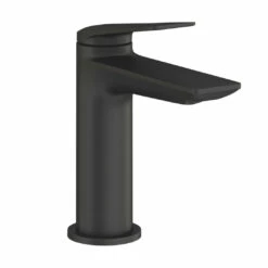 Britton Bathrooms Greenwich Mono Basin Mixer Tap - Matt Black