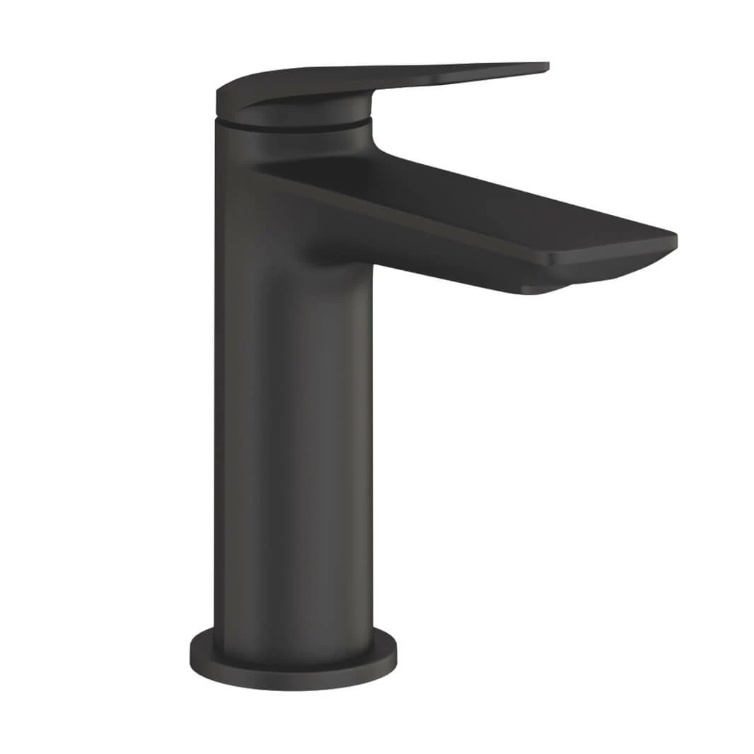 Britton Bathrooms Greenwich Mono Basin Mixer Tap - Matt Black 3 Britton Bathrooms Greenwich Mono Basin Mixer Tap - Matt Black