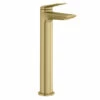 Britton Bathrooms Greenwich Tall Basin Mixer Tap - Brushed Brass