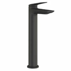 Britton Bathrooms Greenwich Tall Basin Mixer Tap - Matt Black
