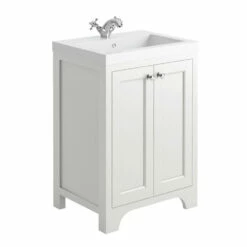 Butler & Rose Benedict 600mm Floorstanding Vanity Unit & Basin - Spa Grey 13 Butler & Rose Benedict 600mm Floorstanding Vanity Unit & Basin - Spa Grey -TAP WAREHOUSE Shop brunswick 600 vanity unit arctic white