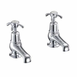 Burlington Anglesey Regent 3 Inch Basin Pillar Taps