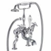 Burlington Anglesey Deck Mounted Bath Shower Mixer With Straight Valves 1 Burlington Anglesey Deck Mounted Bath Shower Mixer With Straight Valves -TAP WAREHOUSE Shop burlington anglesey dm bsm ang