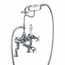 Burlington Anglesey Deck Mounted Bath Shower Mixer With Straight Valves 13 Burlington Anglesey Deck Mounted Bath Shower Mixer With Straight Valves -TAP WAREHOUSE Shop burlington anglesey dm bsm str