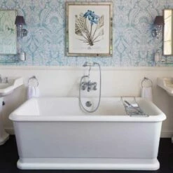 Burlington Claremont Regent Tall Wall Mounted Bath Shower Mixer With Angled Valves 10 Burlington Claremont Regent Tall Wall Mounted Bath Shower Mixer With Angled Valves -TAP WAREHOUSE Shop burlington anglesey wm bsm pv detail2