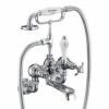 Burlington Anglesey Regent Tall Wall Mounted Bath Shower Mixer With Angled Valves -TAP WAREHOUSE Shop burlington anglesey wm rbsm str