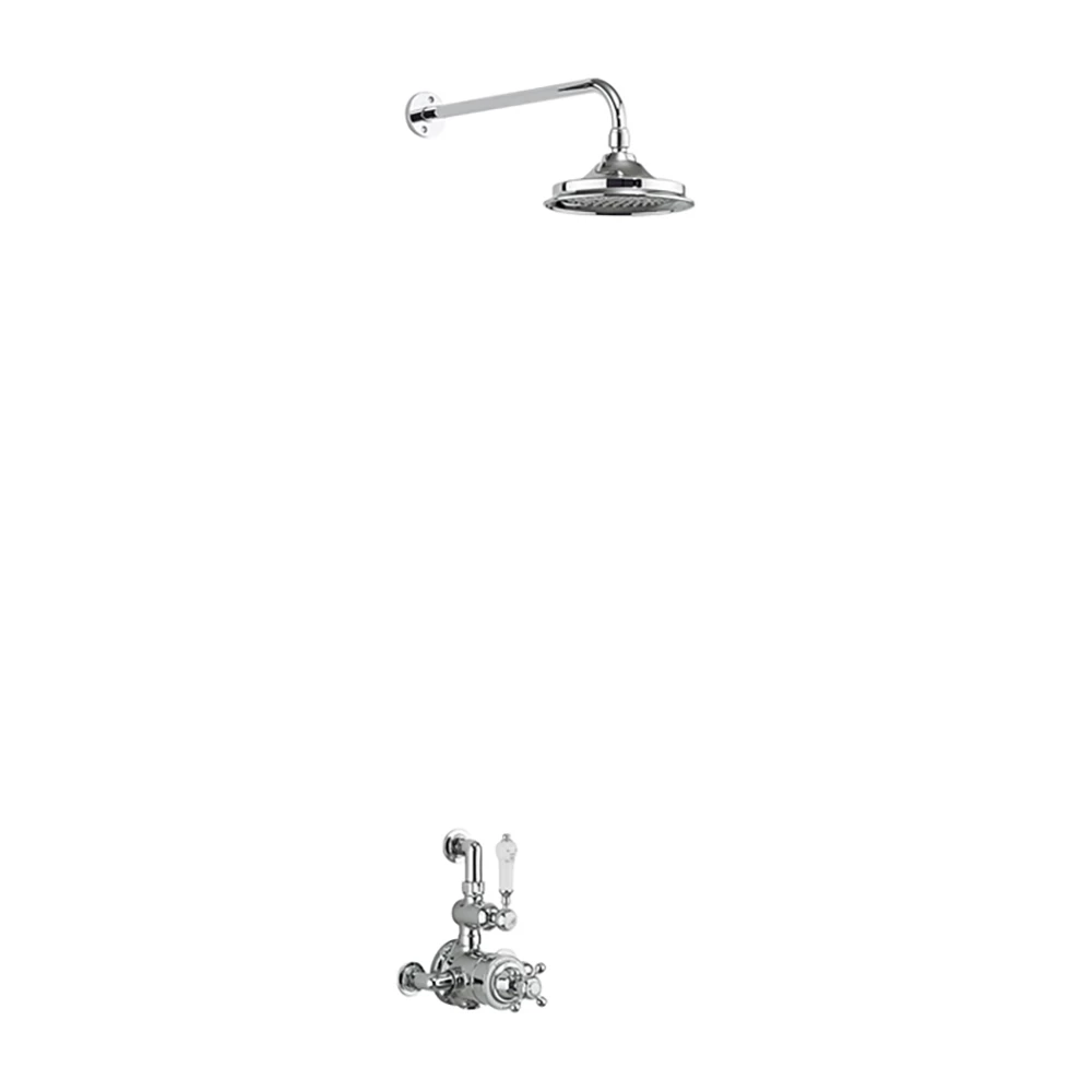Burlington Avon Exposed Thermostatic Shower Kit With 12" Shower Head 3 Burlington Avon Exposed Thermostatic Shower Kit With 12" Shower Head