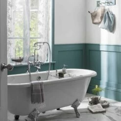 Burlington Claremont Deck Mounted Bath Shower Mixer With Angled Valves 11 Burlington Claremont Deck Mounted Bath Shower Mixer With Angled Valves -TAP WAREHOUSE Shop burlington claremont dm bsm pv detail1