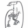 Burlington Claremont Regent Tall Deck Mounted Bath Shower Mixer With Angled Valves 1 Burlington Claremont Regent Tall Deck Mounted Bath Shower Mixer With Angled Valves -TAP WAREHOUSE Shop burlington claremont dm rbsm ang