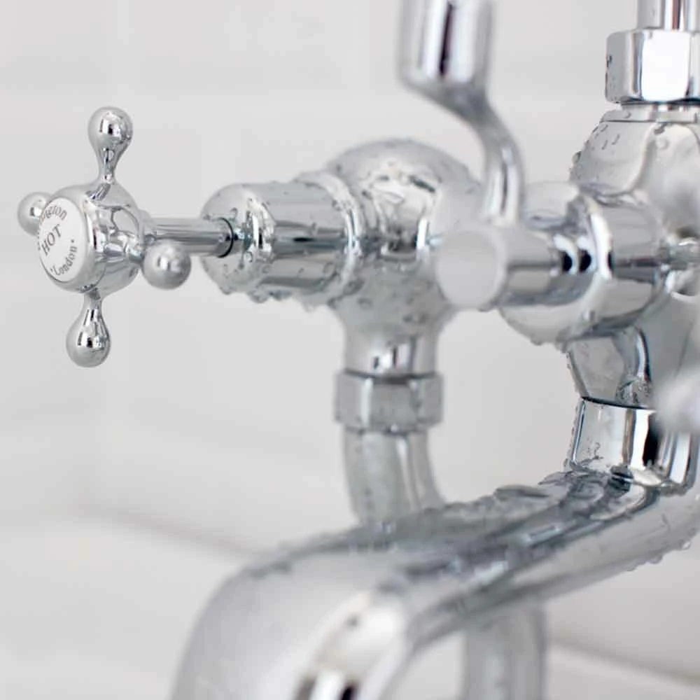 Burlington Claremont Wall Mounted Angled Bath Shower Mixer With S Adjuster 6 Burlington Claremont Wall Mounted Angled Bath Shower Mixer With S Adjuster - Image 4