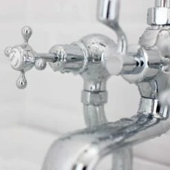 Burlington Claremont Regent Tall Wall Mounted Bath Shower Mixer With Angled Valves 11 Burlington Claremont Regent Tall Wall Mounted Bath Shower Mixer With Angled Valves -TAP WAREHOUSE Shop burlington claremont dm rbsm pv detail1