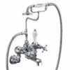 Burlington Claremont Regent Tall Wall Mounted Bath Shower Mixer With Angled Valves 2 Burlington Claremont Regent Tall Wall Mounted Bath Shower Mixer With Angled Valves -TAP WAREHOUSE Shop burlington claremont wm rbsm str