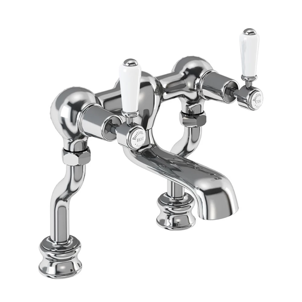 Burlington Kensington Regent Deck Mounted Bath Filler Tap 3 Burlington Kensington Regent Deck Mounted Bath Filler Tap