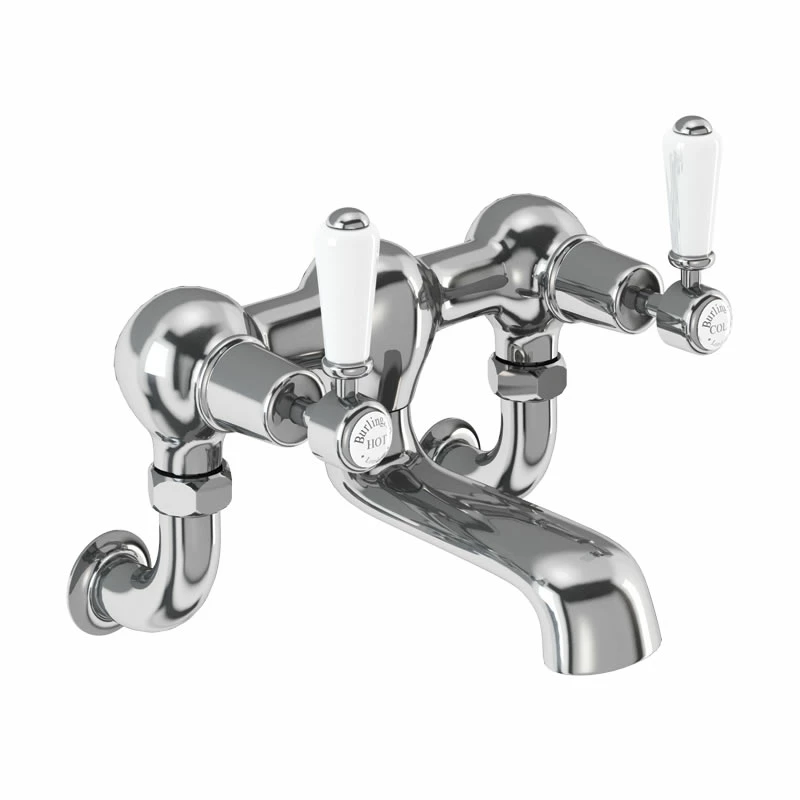 Burlington Kensington Wall Mounted Bath Filler Tap 3 Burlington Kensington Wall Mounted Bath Filler Tap