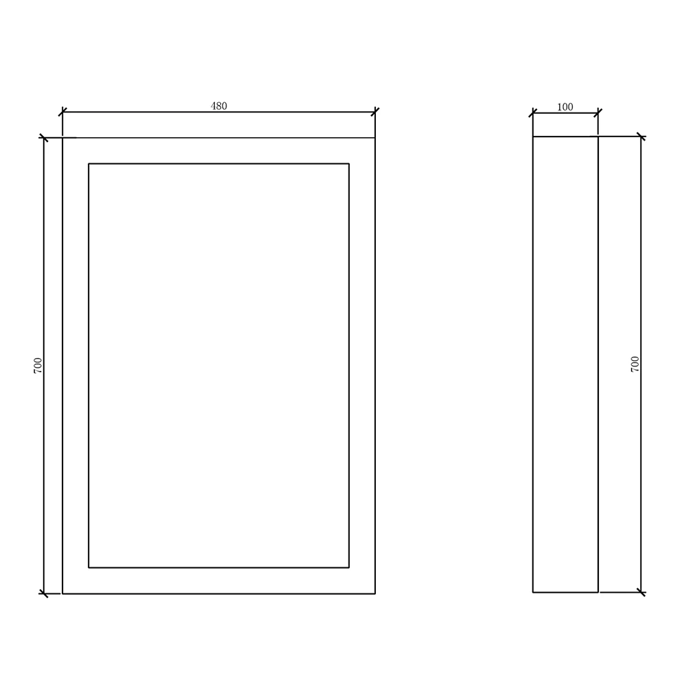 Butler & Rose Bath End Panel - 700mm - Matt Grey 7 Butler & Rose Bath End Panel - 700mm - Matt Grey - Image 5