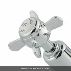 Butler & Rose Caledonia Pinch 3 Hole Long Nose Basin Mixer - Chrome 14 Butler & Rose Caledonia Pinch 3 Hole Long Nose Basin Mixer - Chrome -TAP WAREHOUSE Shop butler and rose caledonia pinch 3 hole basin mixer handle detail