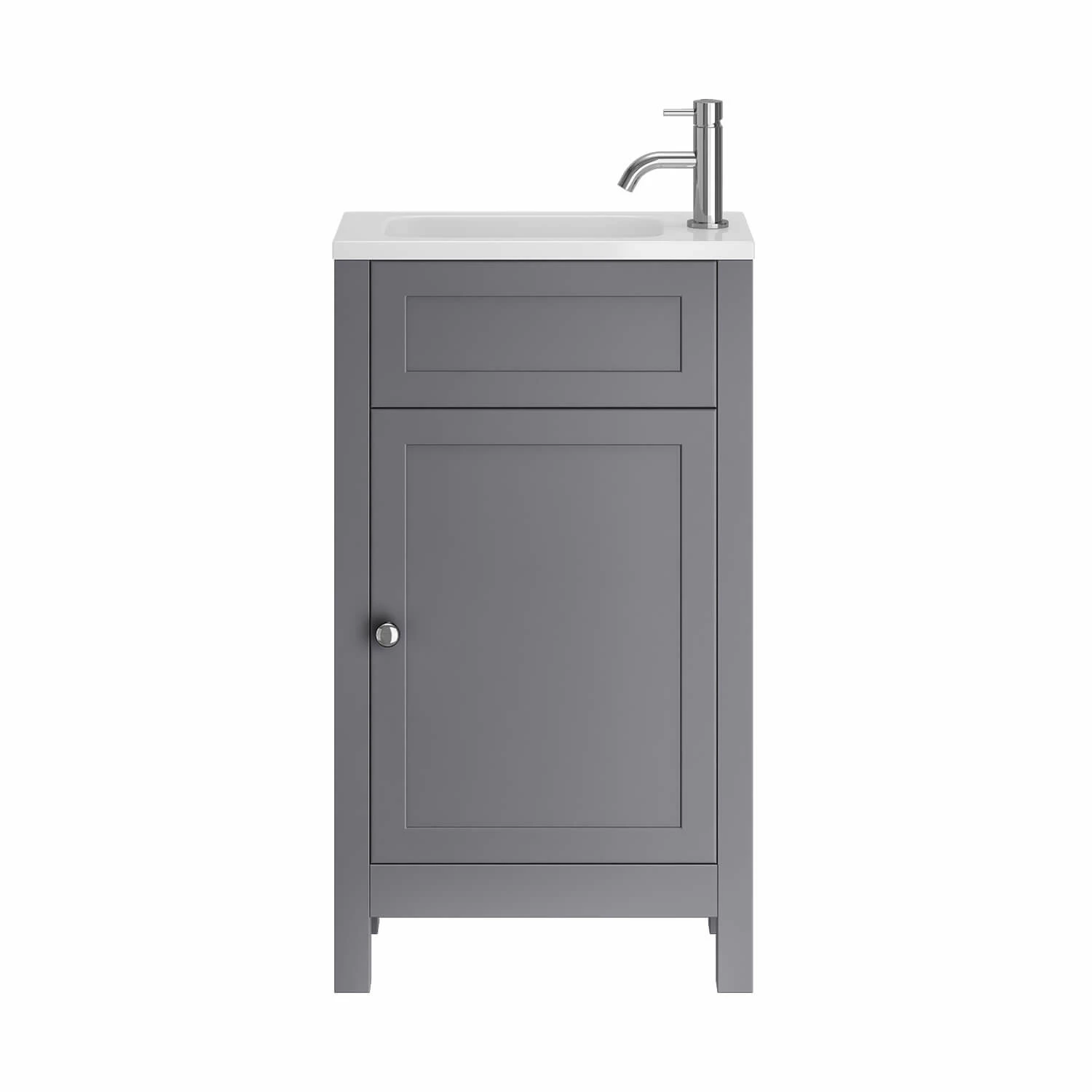Butler & Rose Catherine Traditional 460mm Cloakroom Vanity Unit With Basin - Sapphire Blue 18 Butler & Rose Catherine Traditional 460mm Cloakroom Vanity Unit With Basin - Sapphire Blue - Image 17