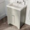 Butler & Rose Charlotte 600mm Vanity Unit - Spa Grey 1 Butler & Rose Charlotte 600mm Vanity Unit - Spa Grey -TAP WAREHOUSE Shop butler and rose charlotte 600 floor unit dovetail lifestyle